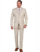Mens Slim Fit Vested Suit - Slim Fit 3 Pieces Tan Suit