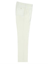 Mens Modern Fit Itaian Design Flat Front Modern Pants