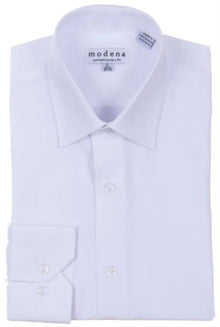 Mens Point Collar Regular Cuff White