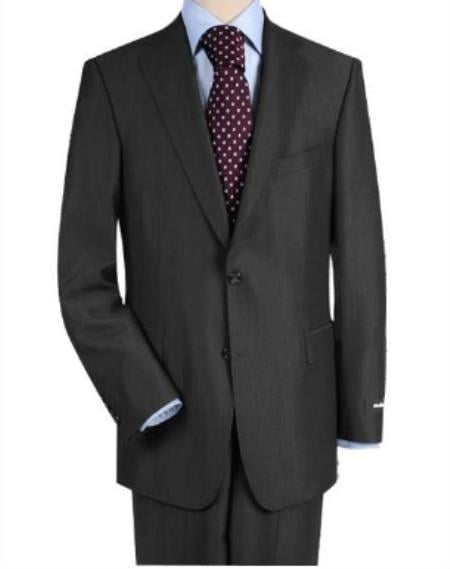 46r Suit Size - Dark Charcoal Gray Mens Suits 46r