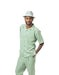 Mens Linen Walking Suit - Apple Green Summer Outfit - Mens Linen Suit