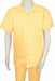 Mens Linen Walking Suit - Yellow Summer Outfit - Mens Linen Suit