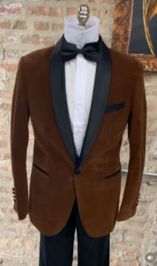 Mens Suits Coffee
