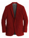 Mens Blazer 2 Buttons One Chest Pocket Dark Red Blazer