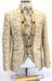 Mens Mandarin Collar Ivory