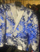 Mens Peak Label Suit White and Blue
