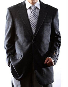 Charcoal Mens Winter Blazers - Cashmere and Winter Fabrics Dress Jacket $99UP