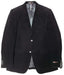 Mens Black Slim Fit Corduroy 3pc Suit