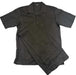Mens Black Linen Leisure Suit