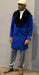 Mens Royal Blue Overcoat - Blue Topcoat - Carcoat