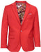 Red Slim Fit Sport Coat