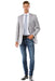 Mens Grey Modern Fit Suits Jacket