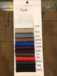 Mens Pleated Dress Pant Luggage