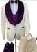 Mens White and Purple
