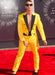 Mens Yellow ~ Black Tuxedo Suit