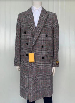 Mens Cashmere Blend Multi Coat Full length - Cashmere Overcoat