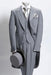 Men's 1 Button Medium Grey Prince Of Wales Light Weight Wool Morning Suit