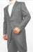 Men'S Silver Grey 2-Piece 1-Button Cutaway Tuxedo Jacket With The Tail Suit