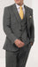 Mens Winter Suit - Suit For Cold Weather - Winter Color Tweed Herringbone Gray Suit