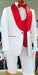 White Tuxedo With Red Vest for Every Occasion