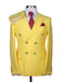 Mens Suits With Gold Buttons - Yellow