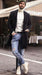 Mens Overcoat Black