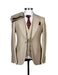 Big Lapel - Wide Lapel - Tom Ford Style Suit - Ticket Pocket - Tan