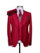 Big Lapel - Wide Lapel - Tom Ford Style Suit - Ticket Pocket - Red