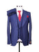Big Lapel - Wide Lapel - Tom Ford Style Suit - Ticket Pocket - Navy Blue