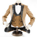 Tan 3-Piece Slim-Fit Tuxedo + Black Pants