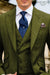 Mens Suits Dark Olive