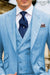 Mens Suits Light Blue