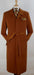 Mens Full Length Length Top Coat - Copper