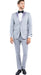Light Grey Tuxedo - Silver Suit - Wedding Tuxedo
