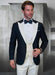 Statement Mens Fashion Tuxedo Ivory 3 Piece Fitted Designer Tuxedo