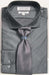 Mens Tapered Dress Shirts - Black Shirt