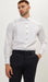 Mens Pure Cotton Collar Shirt - White