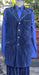 Unique Vest With Wide Leg Pants - Pleated Pants - Blue