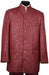 Burgundy Wedding Tuxedo - Indian Style Paisley Suit