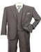 Modern Fit Wool Feel Two Button Jacket with Suit Charcoal