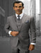 Statement Suits - Plaid Suits - Business Suits Italian Vested Suits Grey - 100% Percent Wool Fabric Suit - Worsted Wool Business Suit