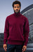 Mens Sweater Burgundy and Cashmere Fabric