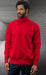 Mens Sweater Red and Cashmere Fabric