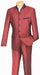 Wedding Groom Suit - Prom Tuxedo Suit - No Collar Weddig Tuxedo - Wine