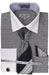 Mens Black Plaid Dress Shirt