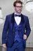 Groom Suit - Saphire Wedding Tuxedo