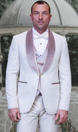 Groom Suit - Ivory Wedding Tuxedo