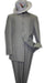 Mandarin Collar Tuxedo - Mandarin Tuxedo - No Collar Suit - Gray Suit