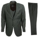 Stacy Adams Suit Mens Olive 3 Piece Suit DB Vest Vinci
