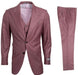 Stacy Adams Suit Mens 3 Piece Vested Suit Salmon Wedding